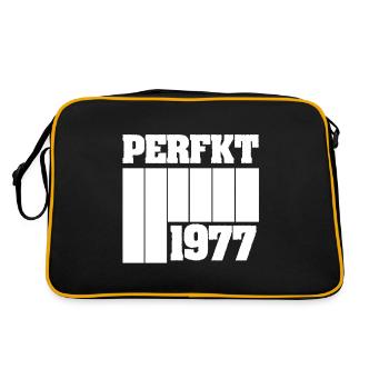Unique en 1977 - Sac Retro - noir/or - Dos