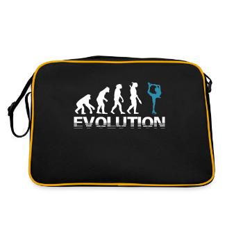 Evolution Figure Skating Ice - Retro Tasche - Schwarz/Gold - Hinten