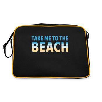 Plage - Sac Retro - noir/or - Dos