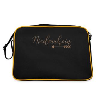 Lower Rhine - Retro Bag - black/gold - Back