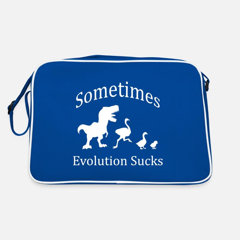 Sometimes Evolution Sucks Retro Tasche