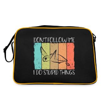 Turtle turtle - Retro Bag - black/gold - Back