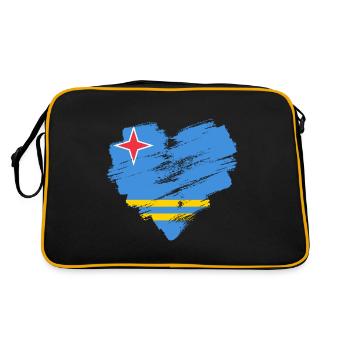 Aruba - Sac Retro - noir/or - Dos