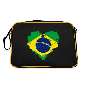 Brésil - Sac Retro - noir/or - Dos