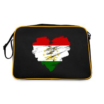 Tajikistan - Retro Bag - black/gold - Back