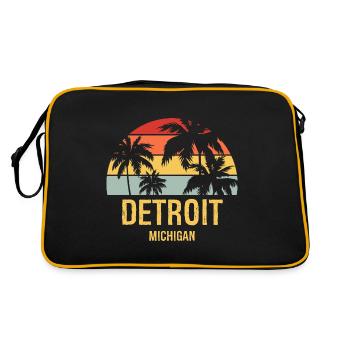 Detroit - Sac Retro - noir/or - Dos