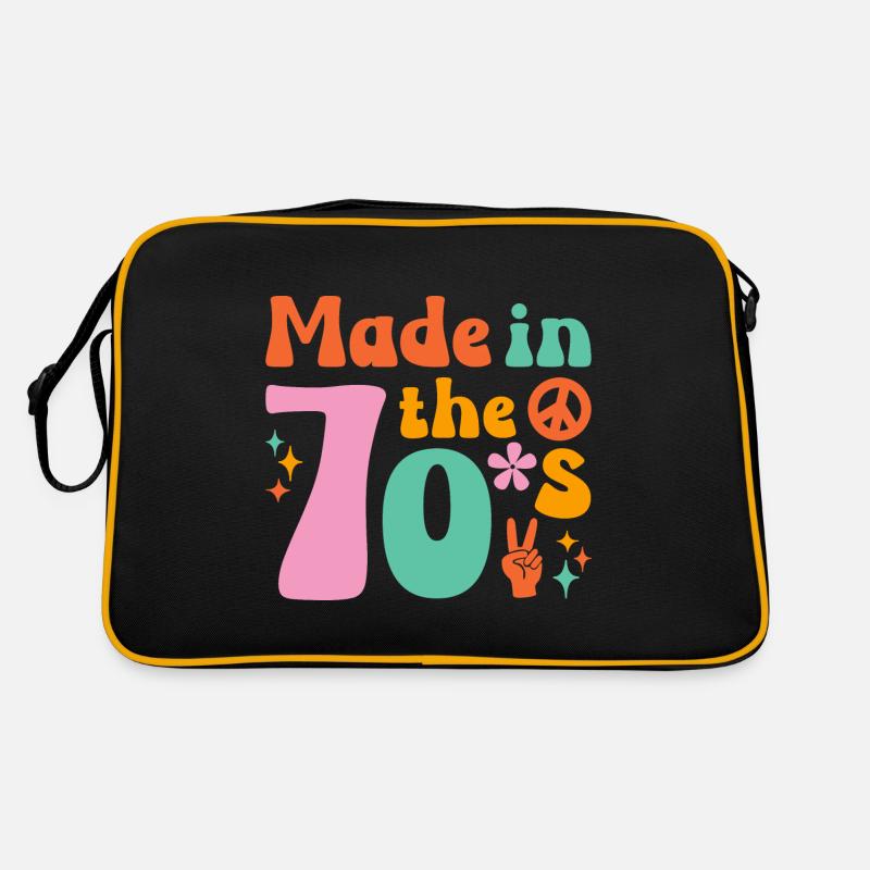 Ich Liebe die 70er Hippie Retro Tasche