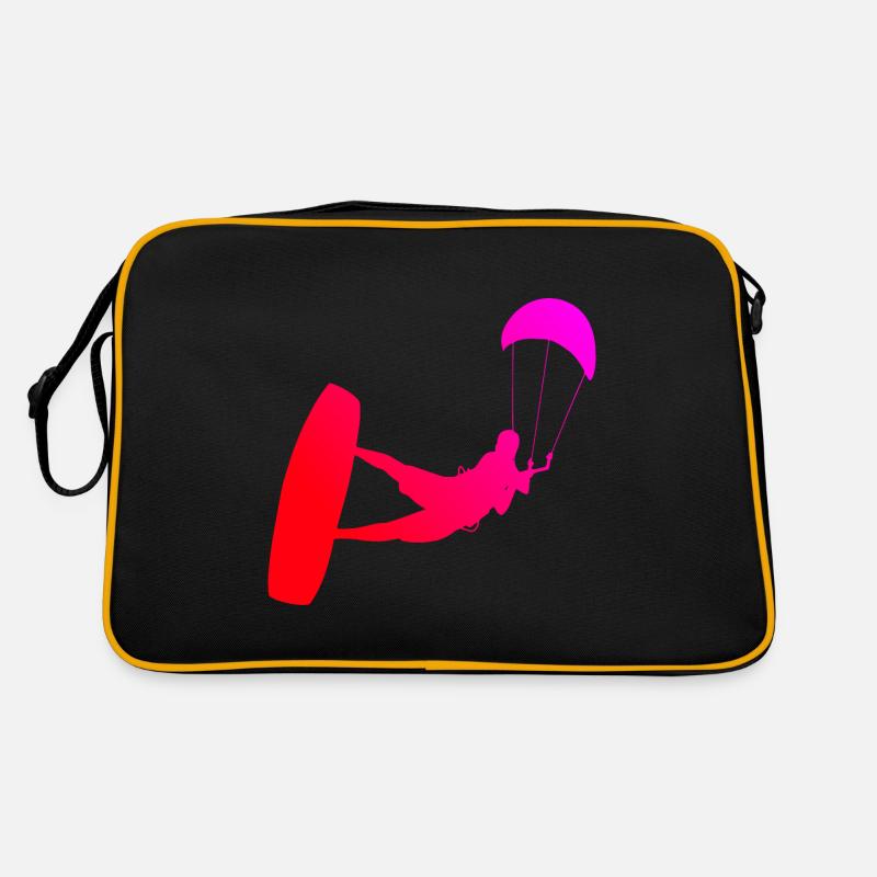Kitesurf Kitesurfer Homme Kite Kitesurf Sac Retro