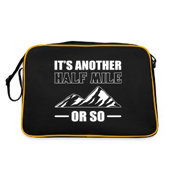 Un autre cadeau de guide de voyage d’un demi-mile - Sac Retro - noir/or - Dos
