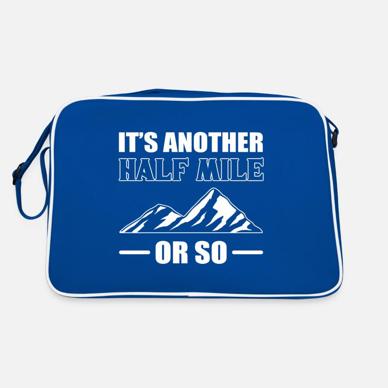 Noch eine halbe Meile Reiseführer Geschenk Retro Tasche