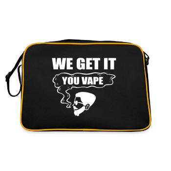 You vape Heavy Smoker Gift - Retro Bag - black/gold - Back