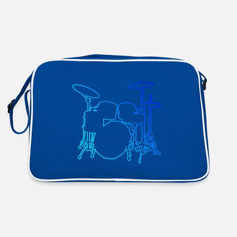 Drum Kit Herren Perkussionist Schlagzeug Retro Tasche