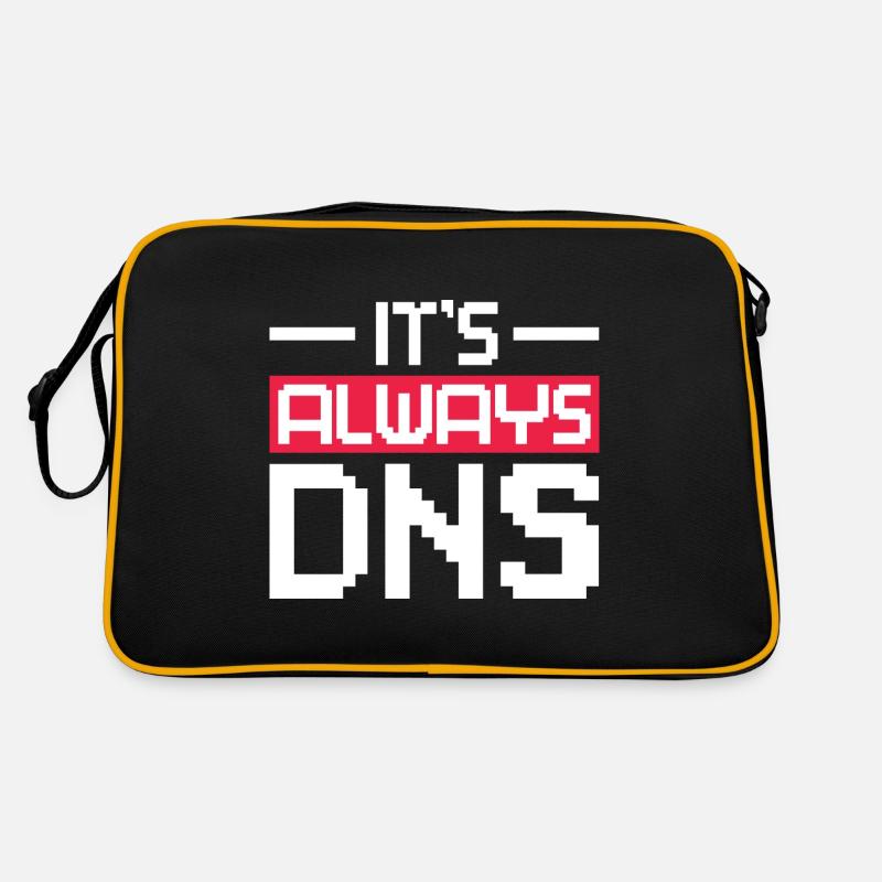 It's Always DNS Network Admin Retro Tasche