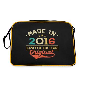 Made in 2016 | Limited Edition 2016 | Original - Sac Retro - noir/or - Dos