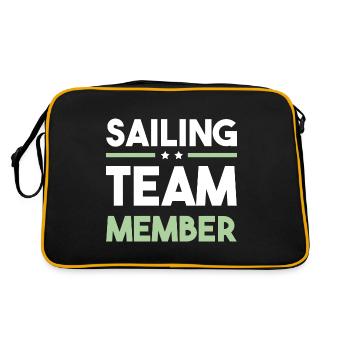 Équipe de voile - Sac Retro - noir/or - Dos
