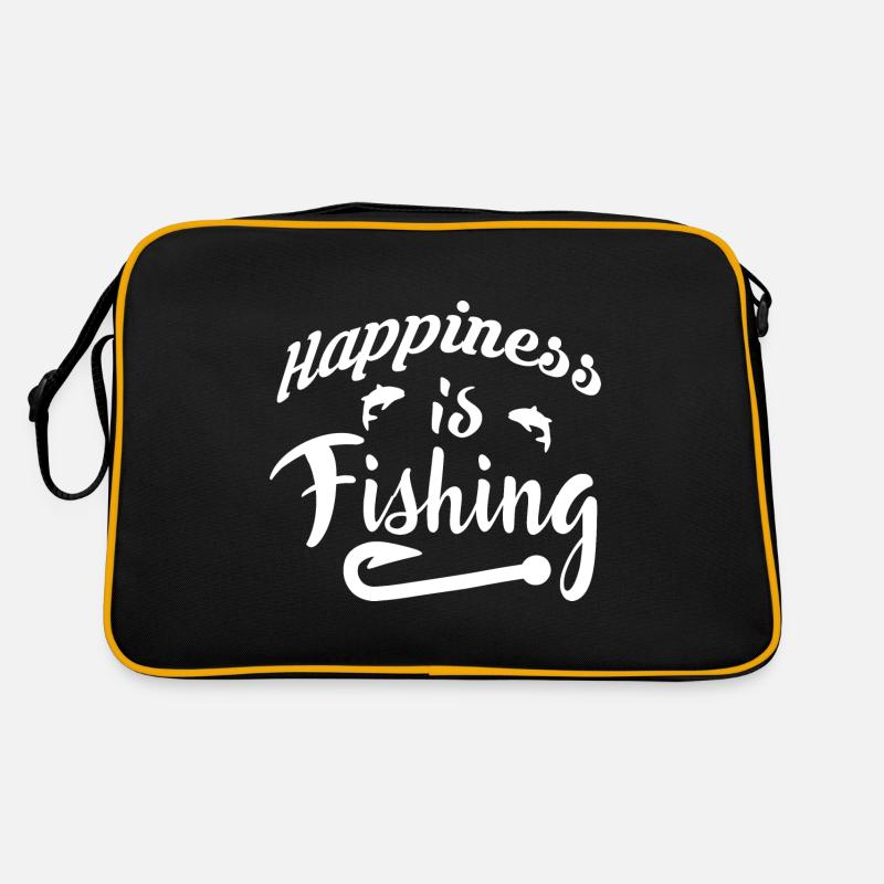 Le bonheur, c’est la pêche - Sac Retro