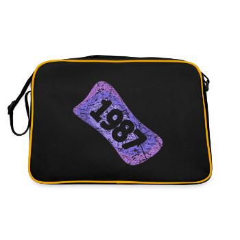 Réunion de classe 1987 - Sac Retro - noir/or - Dos