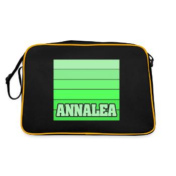 Gift idea Annalea - Retro Bag - black/gold - Back