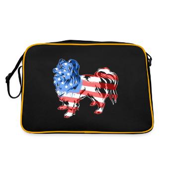 Papillon Papillon Flag - Retro Bag - black/gold - Back
