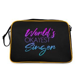 World’s Okest Singer 3 - Sac Retro - noir/or - Dos