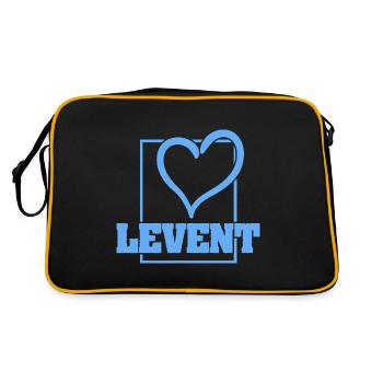 Bachelor Levent - Sac Retro - noir/or - Dos