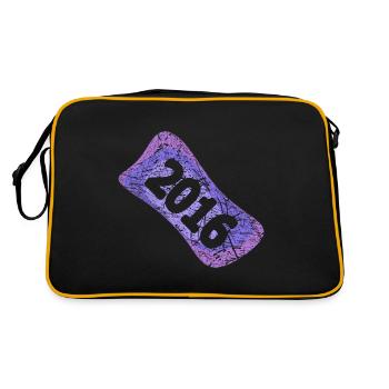Année : 2016 - Sac Retro - noir/or - Dos