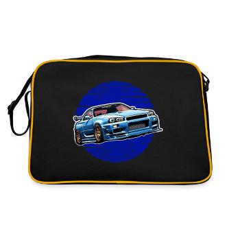 Jdm Halloween edition / Tuning Mechanic Costume - Retro Bag - black/gold - Back