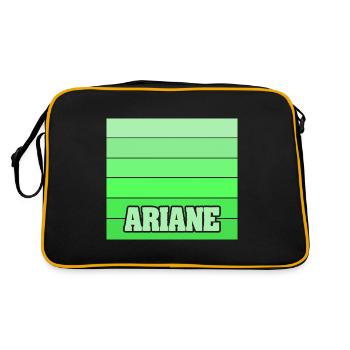Ariane - Sac Retro - noir/or - Dos
