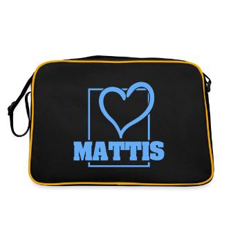 Baccalauréat Mattis - Sac Retro - noir/or - Dos