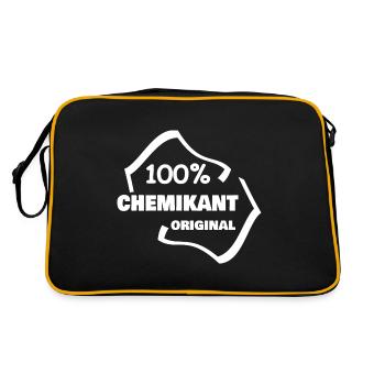 Occupation: Chemical technician - Retro Bag - black/gold - Back