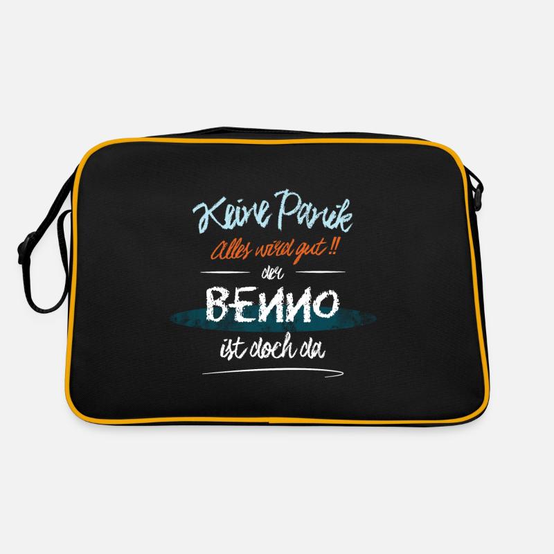 Benno - Keine Panik. Alles wird gut Retro Tasche