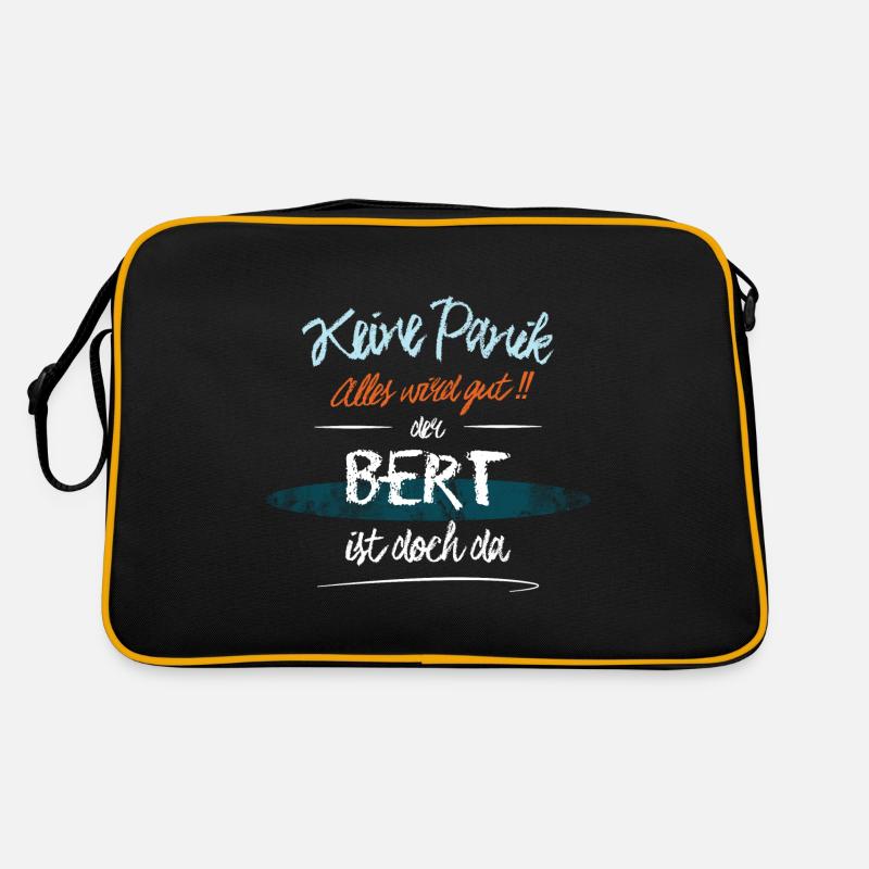 Bert - Keine Panik. Alles wird gut Retro Tasche