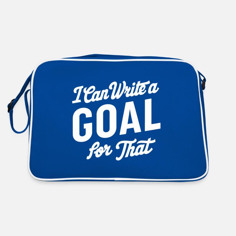 I Can Write A Goal For That 12 Retro Tasche