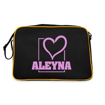 Aleyna - Sac Retro - noir/or - Dos