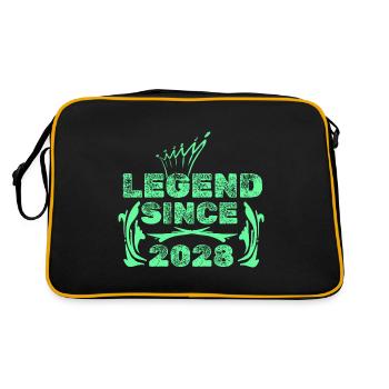 2028 - Sac Retro - noir/or - Dos