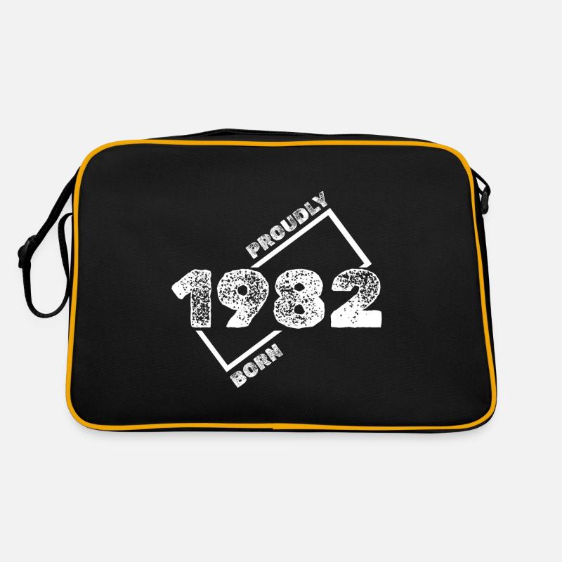 Geboren 1982 Retro Tasche