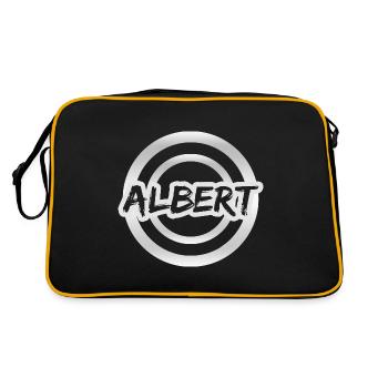 Cadeau Albert - Sac Retro - noir/or - Dos