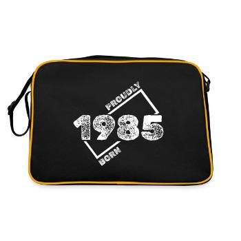 Né en 1985 - Sac Retro - noir/or - Dos