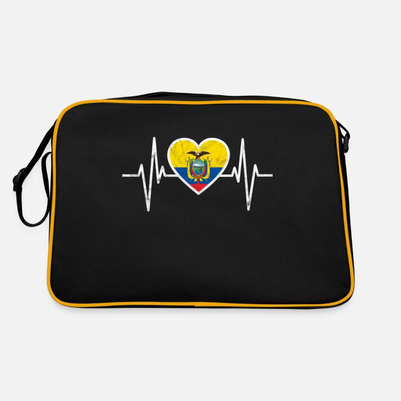 Ecuador Flag Ecuador Quito Patriot Gift Retro Bag