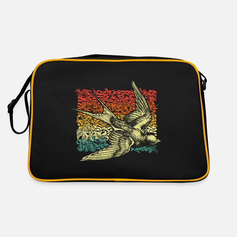 Bird Swallow Retro Bag