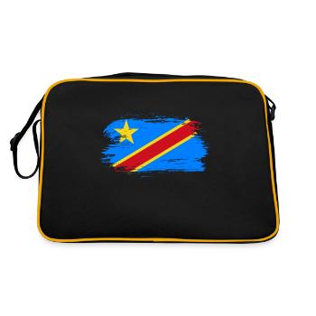 Drapeau du Congo - Sac Retro - noir/or - Dos
