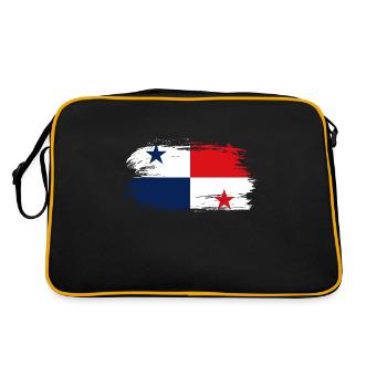 Panama flag - Retro Bag - black/gold - Back