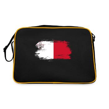 Drapeau de Malte - Sac Retro - noir/or - Dos