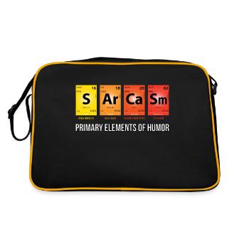 Mendeleev's SArCaSm - Primary Elements of Humor - Retro Bag - black/gold - Back