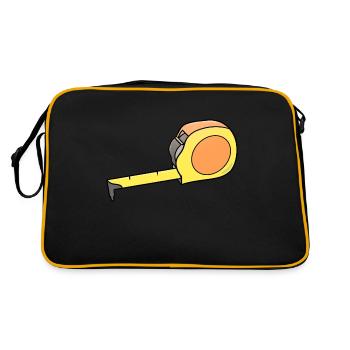 Mètreband / Ruban de mesure - Sac Retro - noir/or - Dos