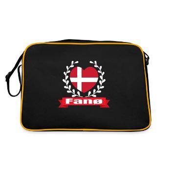 Fanö île vacances Danemark Fanø - Sac Retro - noir/or - Dos