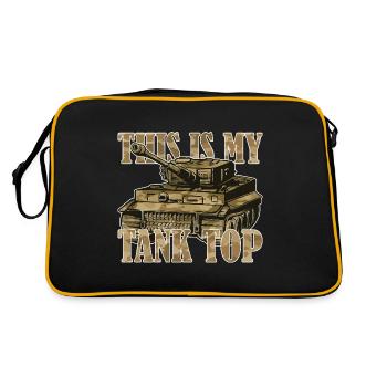 Blind soldat infanterie blindé cadeau - Sac Retro - noir/or - Dos