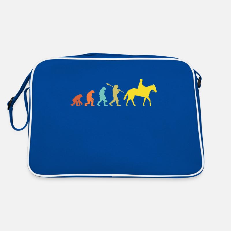 Vintage Evolution Cavalier De Cheval Cadeau Sac Retro