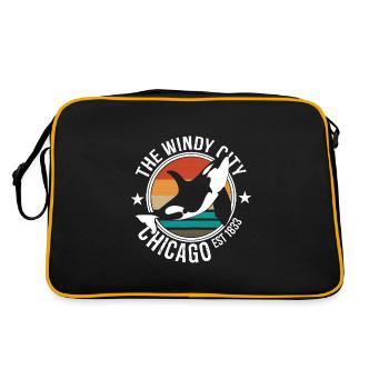 Chicago - Retro Bag - black/gold - Back