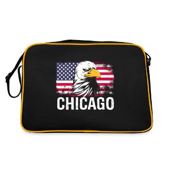 Chicago - Retro Bag - black/gold - Back